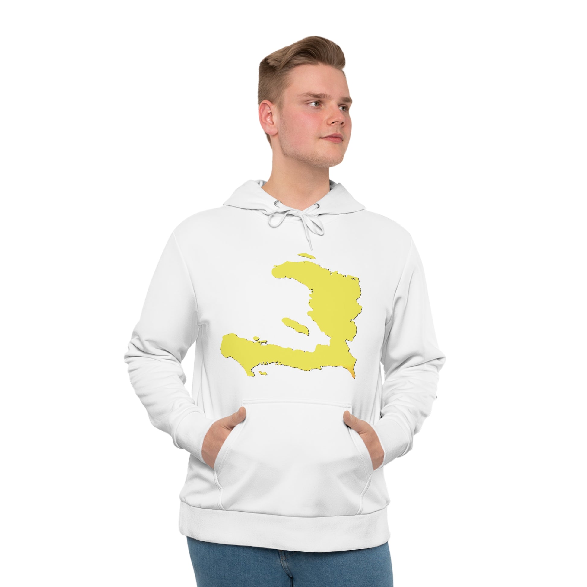 Haiti Geography Men's Hoodie - Trendy Sweatshirt for Map Lovers, Geography Buff Gift, Geography Teacher Present, Traveler Gift, Haiti