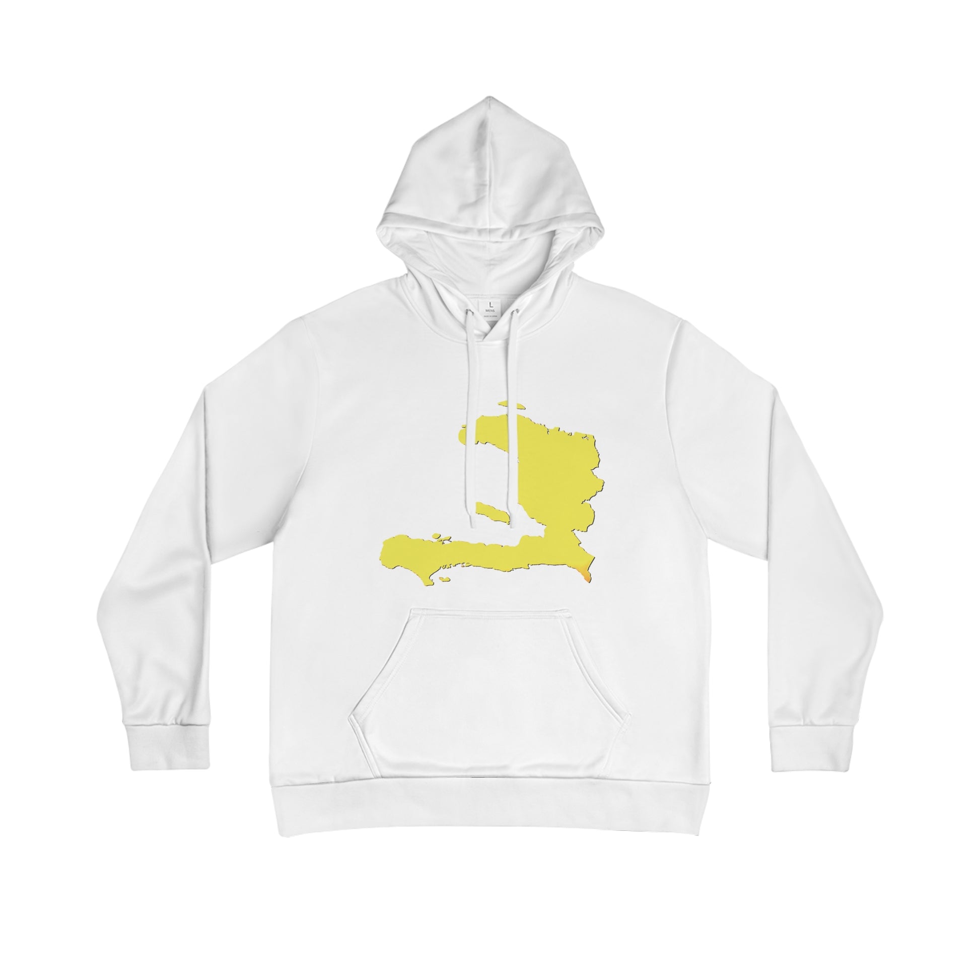 Haiti Geography Men's Hoodie - Trendy Sweatshirt for Map Lovers, Geography Buff Gift, Geography Teacher Present, Traveler Gift, Haiti Seam thread color automatically matched to design
