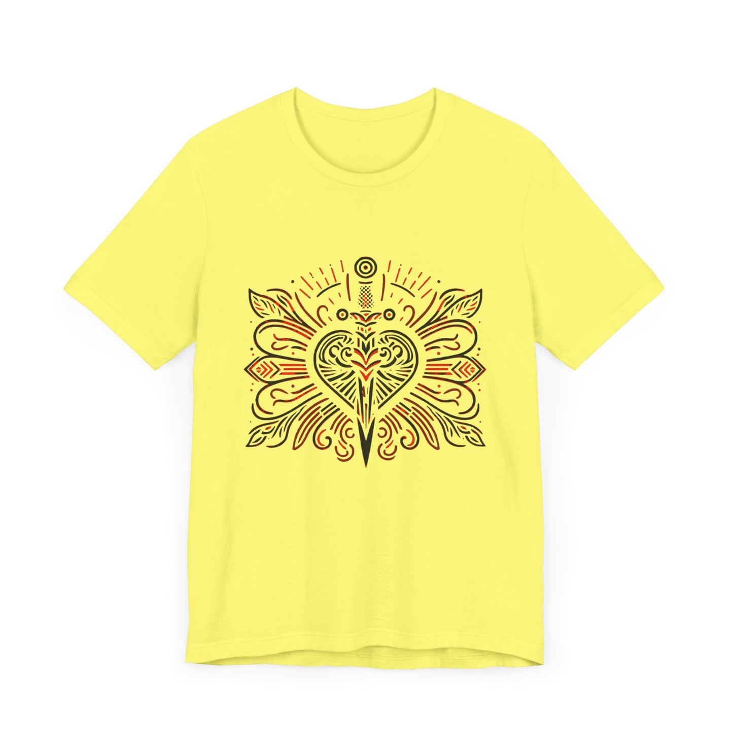 Erzulie Dantor Symbol T-Shirt, Loa Voodoo Tee, Haitian Vodou Shirt, African Religion Top, Ethical Fashion, Durable Clothing