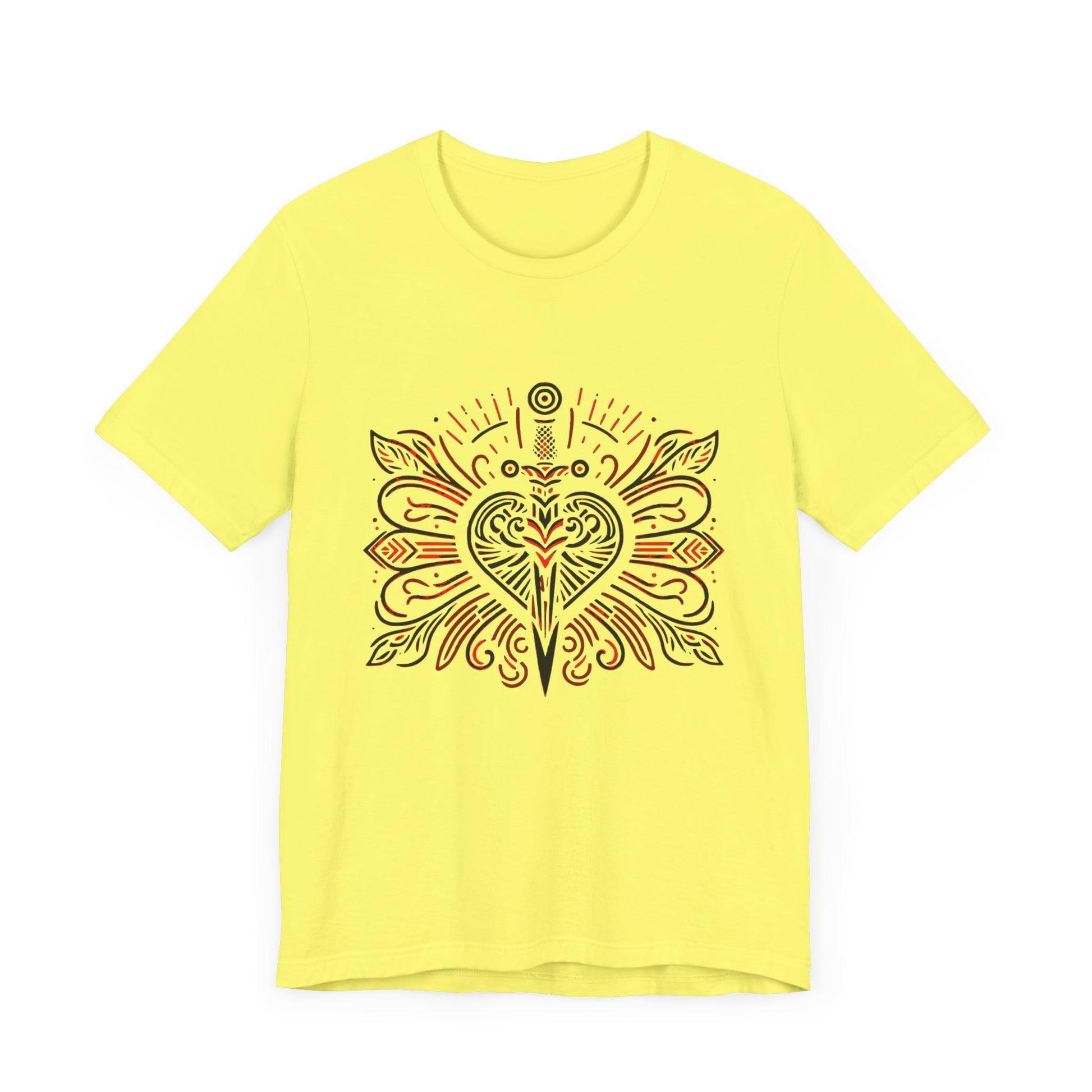 Erzulie Dantor Symbol T-Shirt, Loa Voodoo Tee, Haitian Vodou Shirt, African Religion Top, Ethical Fashion, Durable Clothing