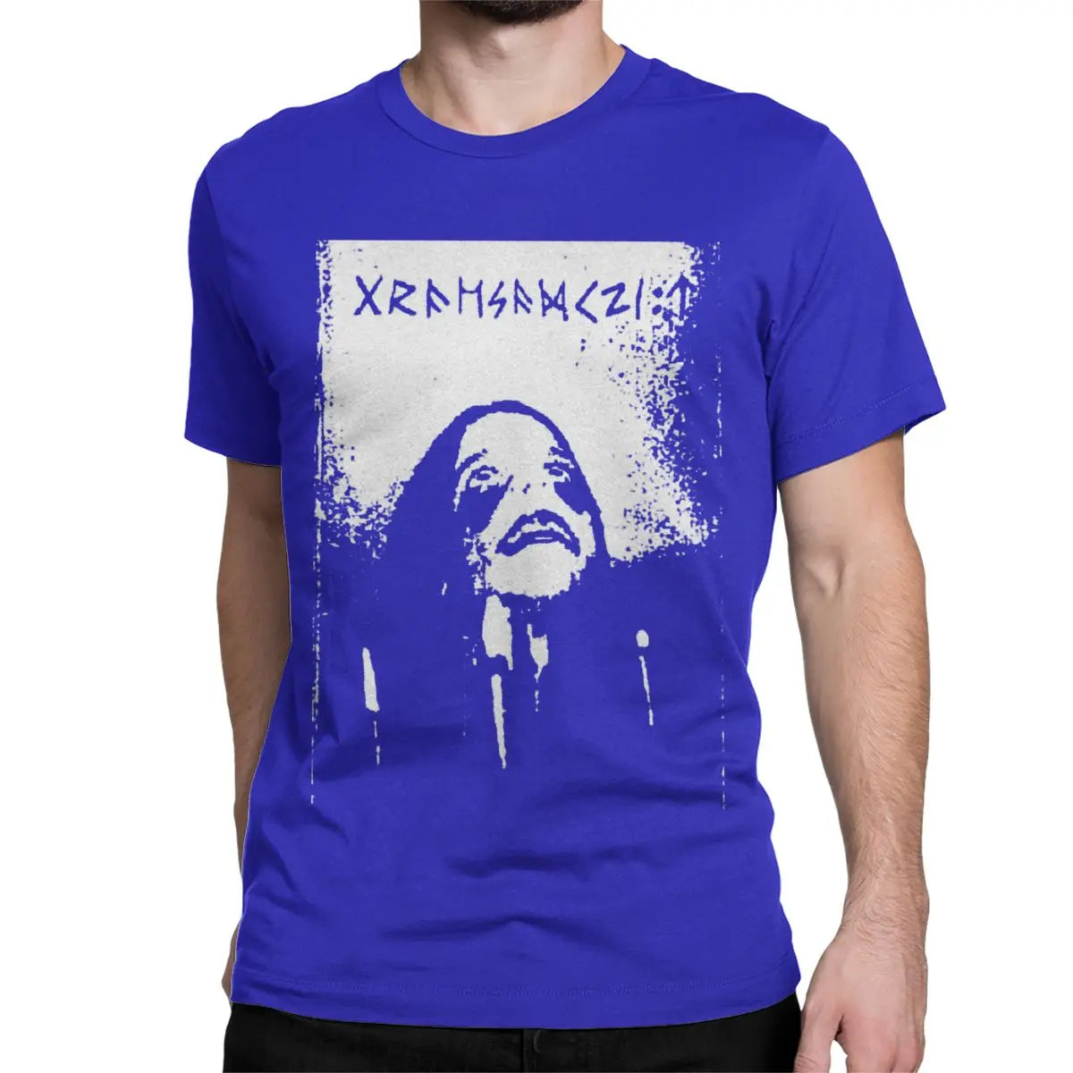 Grausamkeit T-Shirts für Männer und Frauen, Baumwoll-Shortsleeve, Neuheit. Blue