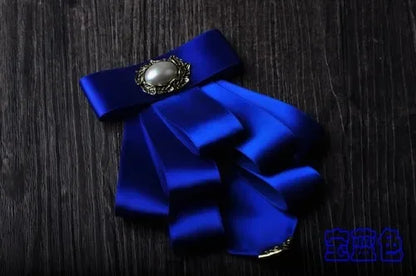 i-Remiel British Style Multi-layer Fabric Bow Tie Wedding Groom Formal Collar Shirt Dress Necktie Cravat Clothing & Accessories 3