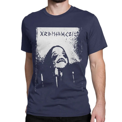 Grausamkeit T-Shirts für Männer und Frauen, Baumwoll-Shortsleeve, Neuheit. Navy Blue