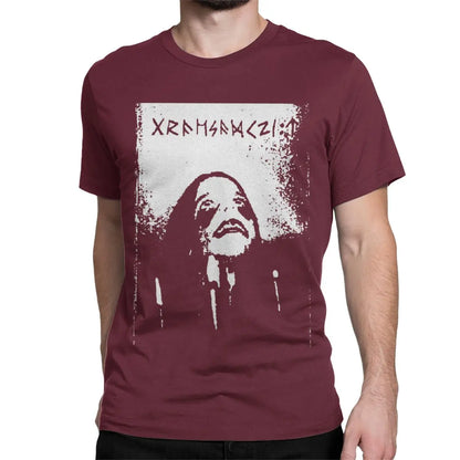 Grausamkeit T-Shirts für Männer und Frauen, Baumwoll-Shortsleeve, Neuheit. Burgundy