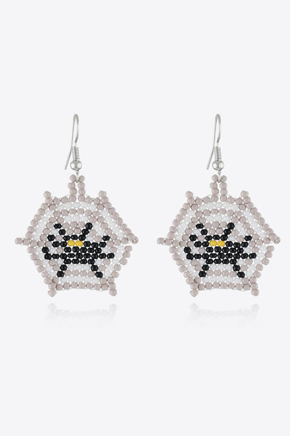 Halloween Theme Earrings Spider One Size