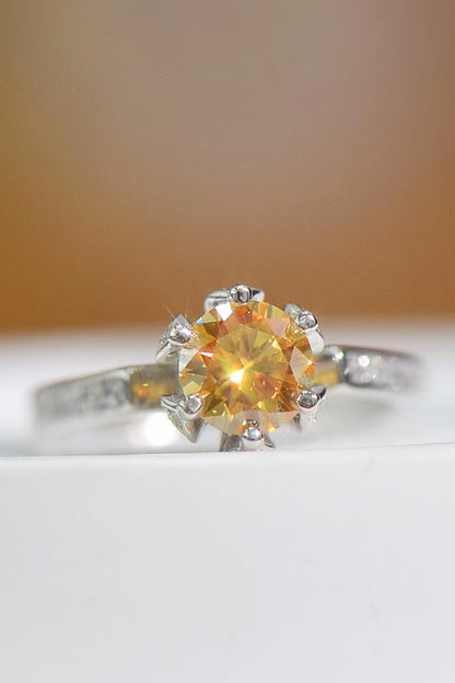 You'are My Lover 2 Carat Moissanite Ring