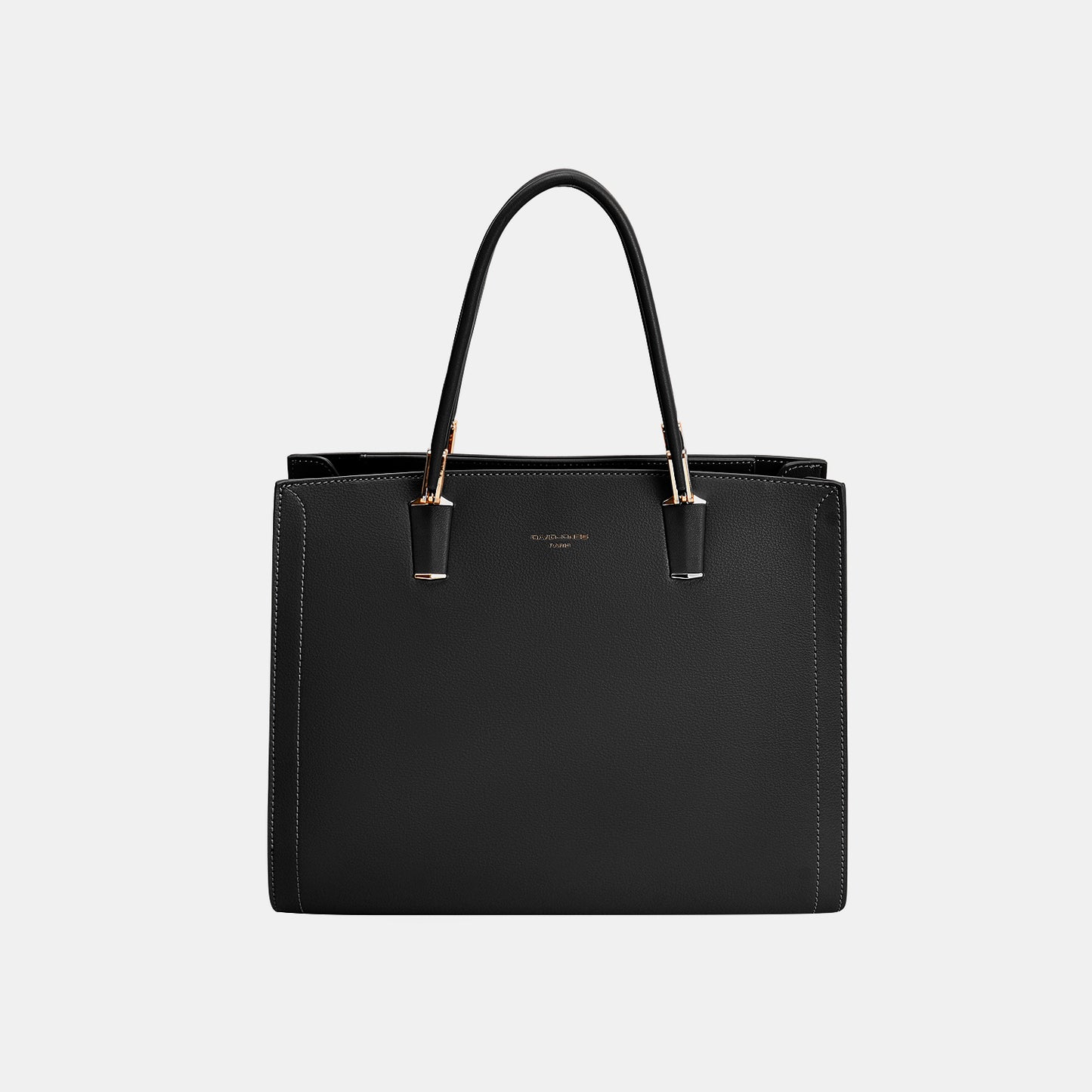 David Jones PU Leather Medium Handbag Black One Size